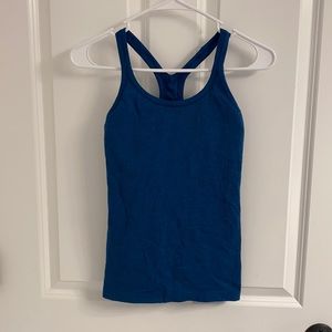 lululemon EBB To Street Tank in Blue Borealis, size 4